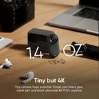 Insta360 GO 3S 128GB (offiziell überholt) – Vlog Mini 4K Kamera, POV freihändig, universelle Befestigung, Stabilisierung