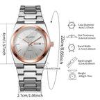 Luxus-Herren-Business-Uhren Kalender Quarz-Armbanduhren Für Herren Uhr Reloj Hombre (Ohne Box)