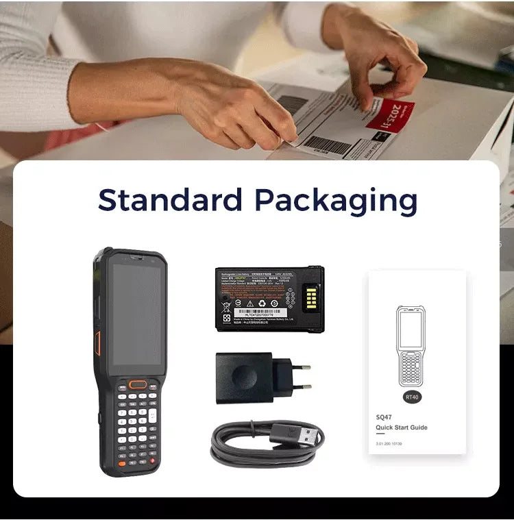 UROVO RT40 Digitaltastatur Pdas Android 10 4G Inventur Handheld Barcode Scanner Mobiles Datenterminal Robustes Pda