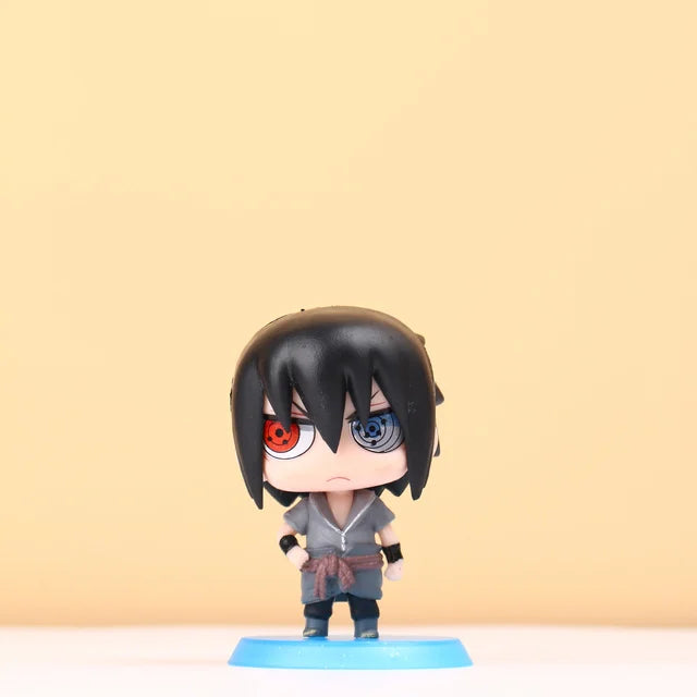 Anime Naruto Actionfigur Naruto Sasuke Kakashi Itachi Modell Spielzeug Desktop Ornament Dekoration Geschenk Junge Mädchen