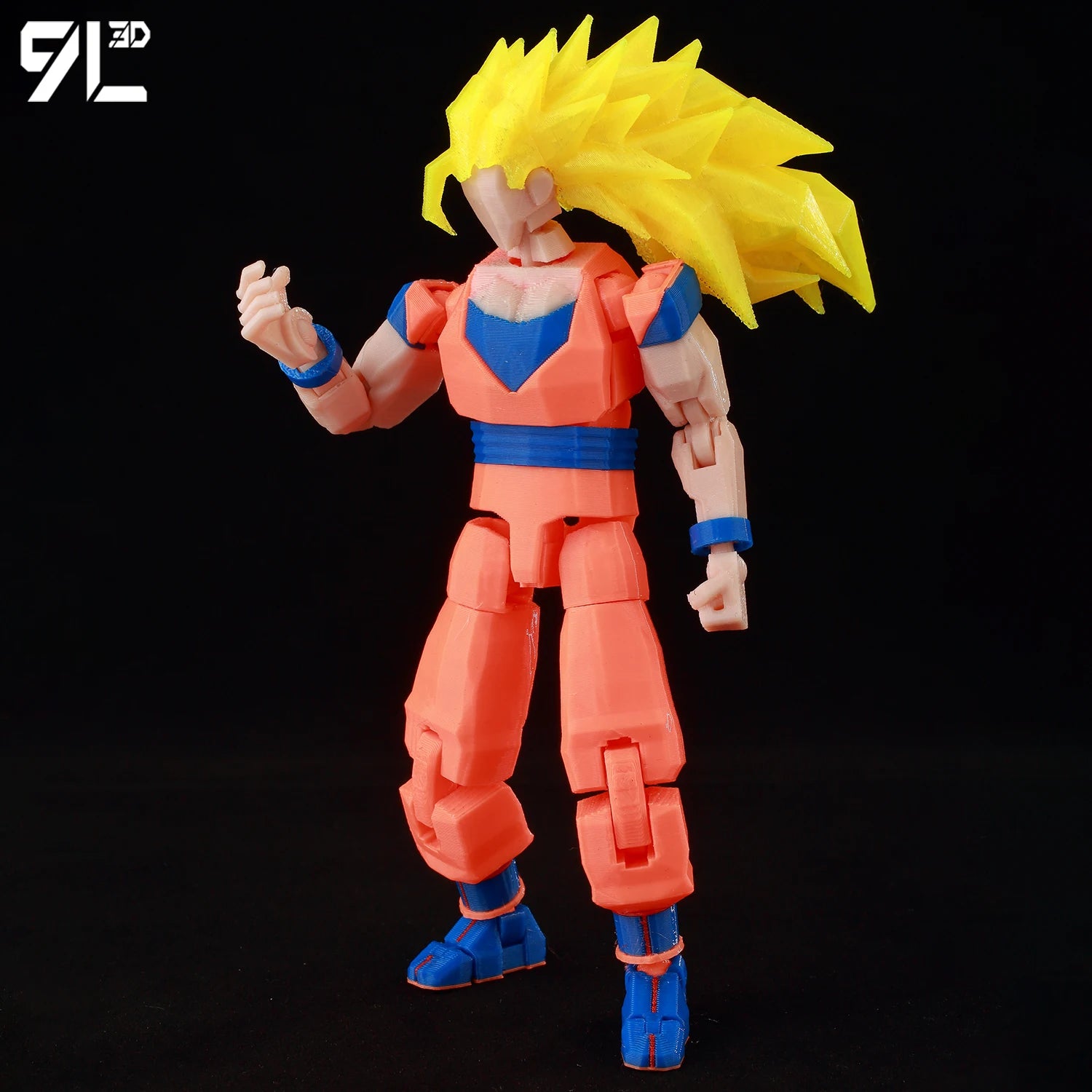 9L3D Gedruckte Dragon Ball Son Goku Vegeta Beerus Frieza Anime Lucky13 Dummy13 Titan13 Actionfiguren Mehrgelenkige Bewegliche Spielzeuge