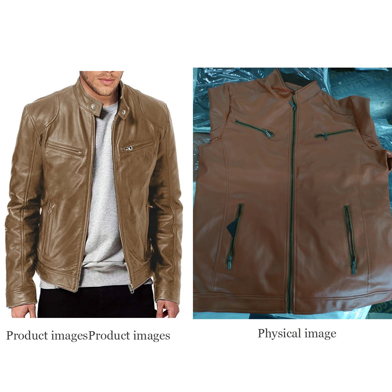 2024 Motorrad Lederjacken Herren Lässige Mode Motorradmantel Slim Fit Revers PU Jacken Herbst Winddichte Lederjacke Herren