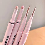 Doppelseitiger Lying Silkworm Eyeliner Pencil Diamond Glitter Matt Aegyosal Pen Aufhellende Creme-Lidschatten-Highlighter-Augen-Make-up