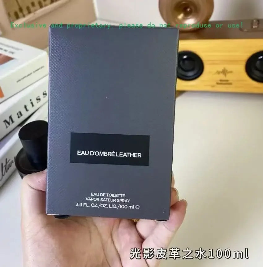Heißer Marken-Bestseller 100ml TF Parfüm Eau Ombre Leather für Männer und Frauen, für Innen- und Außenbereich, langanhaltender guter Duft