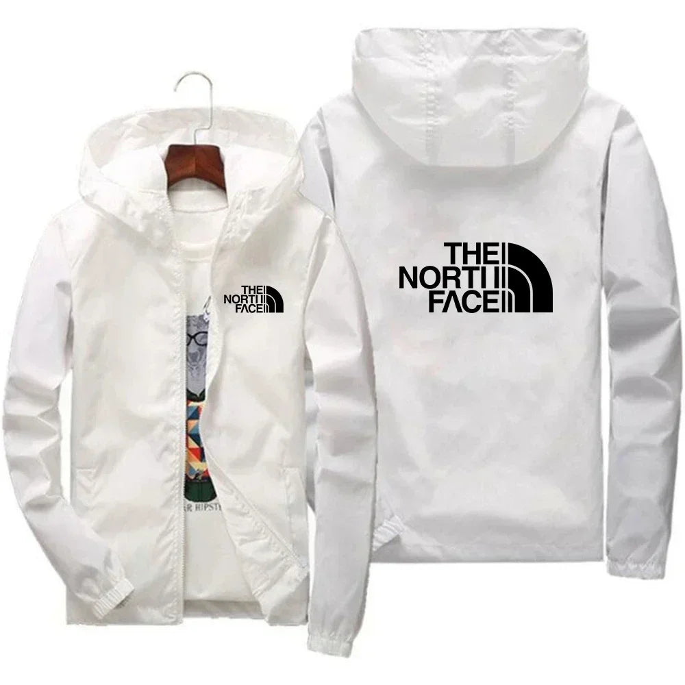 2025 Herren Mode Winddichte Kapuzenjacke mit Reißverschluss Lässige Outdoor-Sportbekleidung für Streetwear, Laufen und den täglichen Tragekomfort