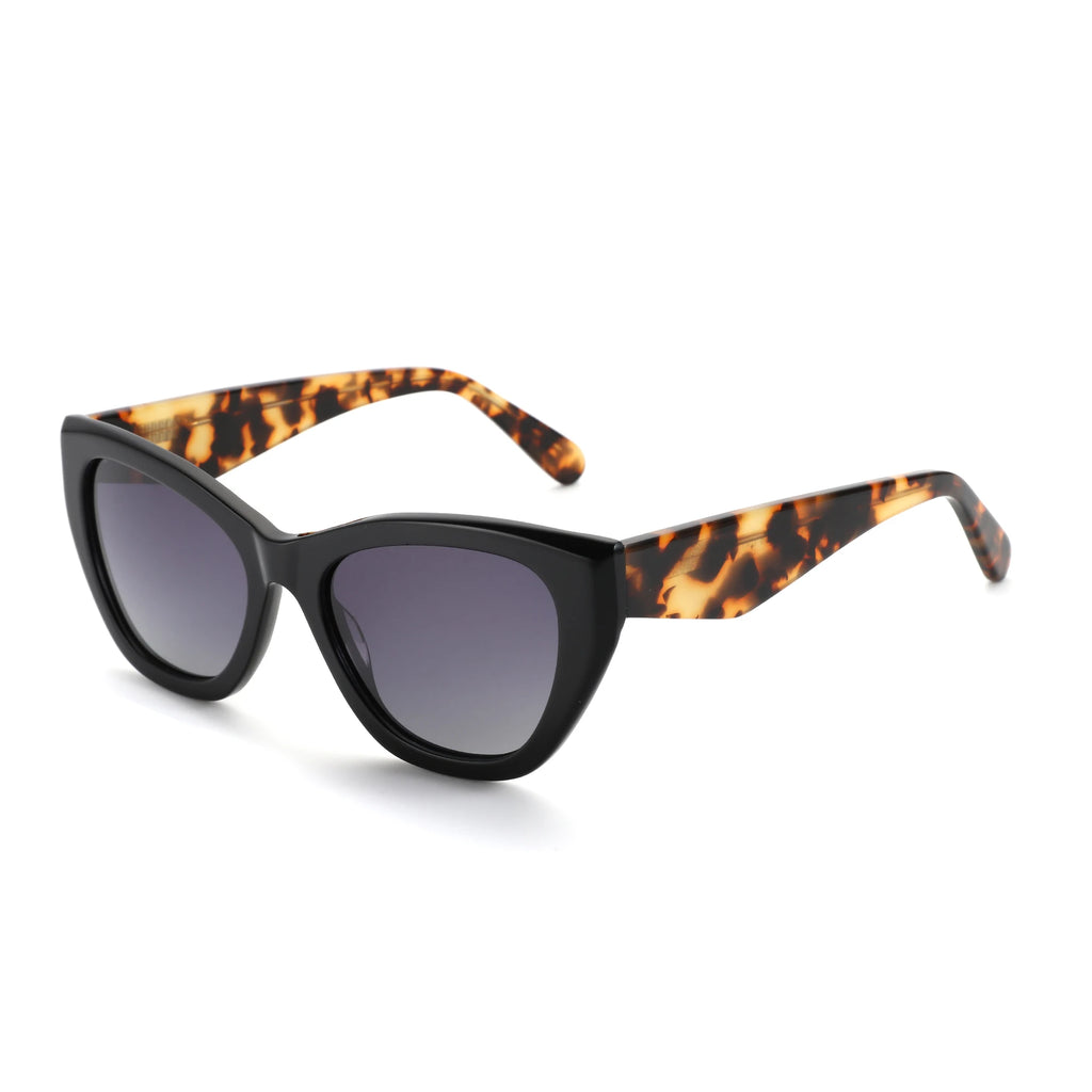 ZENOTTIC Polarisierte Sonnenbrille Damen Cat-Eye: Trendige Cateye Sonnenbrille für Damen - Süße Sonnenbrille UV400 Schutz