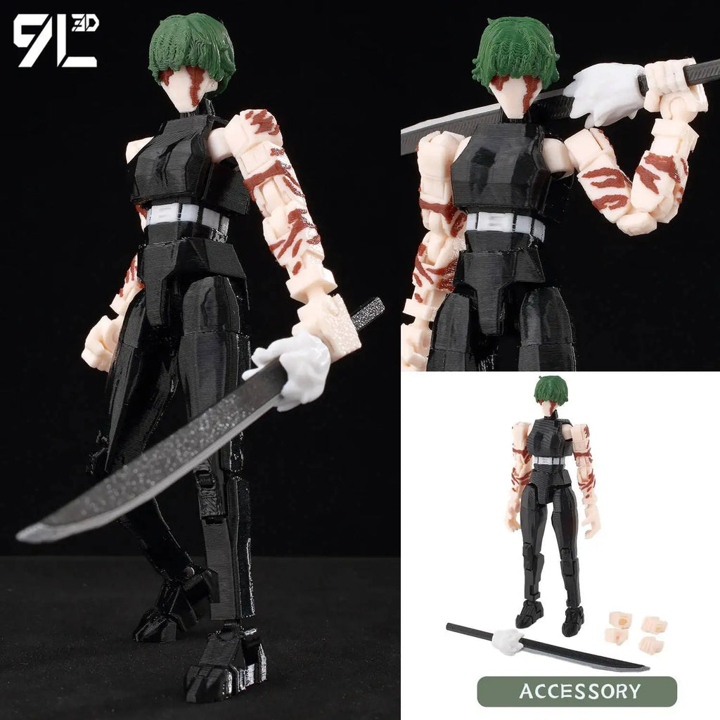 9L3D Lucky13 Gojo Sukuna Jujutsu Fushiguro Toji Gojo Satoru Actionfigur Dummy13 T13 Mehrgelenkige Sammlerstücke Titan13
