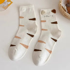 Mode Süß Niedlich 3D Tierohren Schwein Strumpfwaren Winter Warme Cartoon-Socken für Kinder Harajuku Baumwolle Weiche Hausschuhsocke