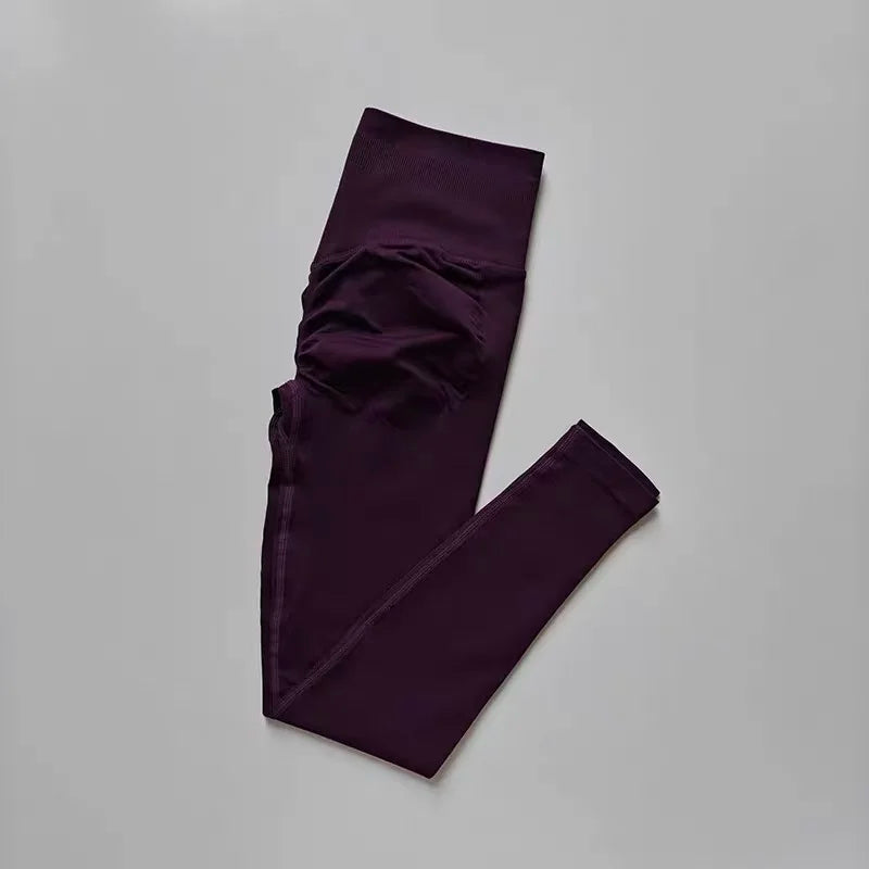 Nahtloses Yoga-Set für Damen, Beauty-Rücken-Sport-BH, Unterwäsche, Pfirsich-Po-Fitness, hohe Taille, Leggings, Gymnastik-Yoga-Set, Pilates-Set