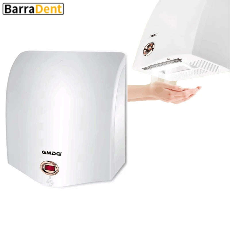 Automatic High Speed Hand Dryer Infared Sensor Activated Household Hotel Commercial  Surface Mounted Noise Reduction Thermoset