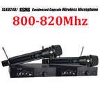 SLXD Mikrofon 500/600/800MHz Drahtloses Mikrofonsystem 4-Pin Headset KSM8/Beta58 Professionelles Audio-Equipment für Bühne Karaoke