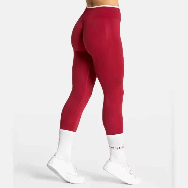 Hot Sale High Waist Nahtlose Scrunch Leggings für Damen Yogahosen Po-Lifting Lauf-Fitnessstudio Workout Tights Ignite Sculpt Serie