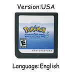 Pokemon Serie DS Spielmodul Videospielkonsole Karte HeartGold SoulSilver Diamond Platinum Pearl Mehrsprachig für NDS 3DS