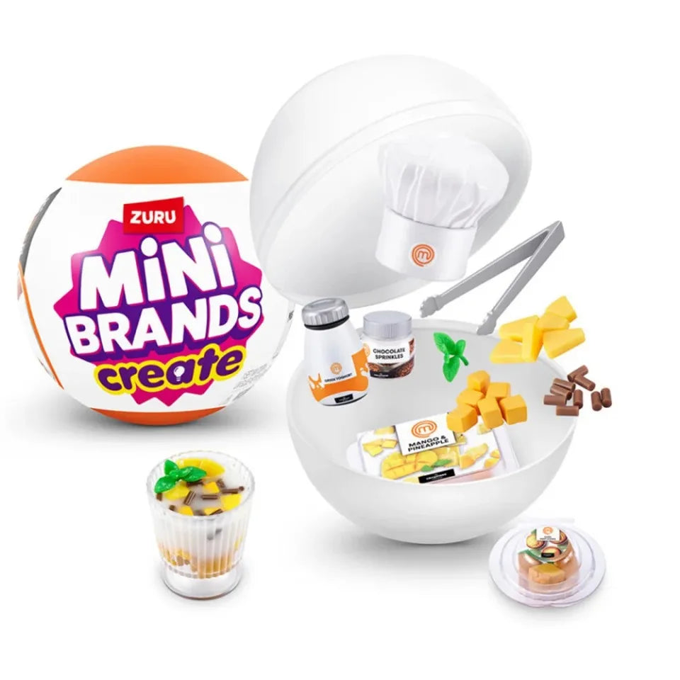 Zuru Surprises Mystery Mini Brands Blind Box Foodie Creat MasterChef Ball Überraschung Sammlerstücke Miniatur Miniaturen Lebensmittel Spielzeug