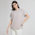 BC1071 Luxuriöse Damenbekleidung Merino Wolle Seide Pullover Strickpullover Damen Wollkleidung Damen Wollige lockere Oberteile