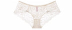 MOYISU Sommer-Dessous-Set, transparenter französischer Spitze, Minimizer-BH, Slip, ultradünn, sexy Damenunterwäsche, großer Busen, sexy Po & Höschen