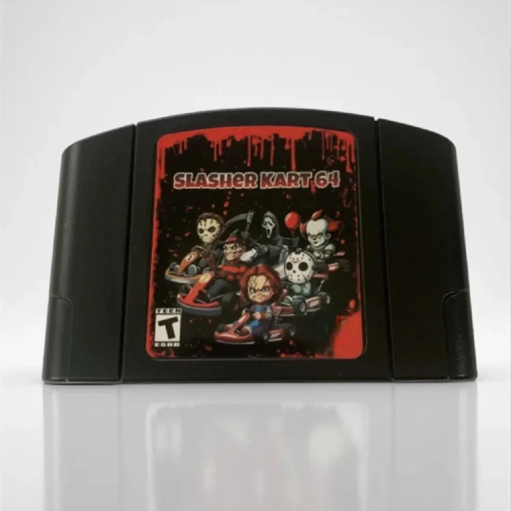 N64-Spielkassette, US-Version, Slasher Kart 64, 64-Bit-Englisches Spielkassette, Sammlerstücke, Spielzeuggeschenke