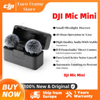 DJI Mic Mini Funkmikrofon (2 Sender + 1 Empfänger) / (1 Sender + 1 Empfänger) mit intelligenter Geräuschunterdrückung und hochwertiger Audioqualität