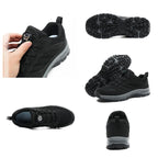Herren-Outdoor-Sportschuhe für Frühling und Herbst mit drehbarer Schnalle, bequem, rutschfest, Wanderschuhe, große Größen 39–48