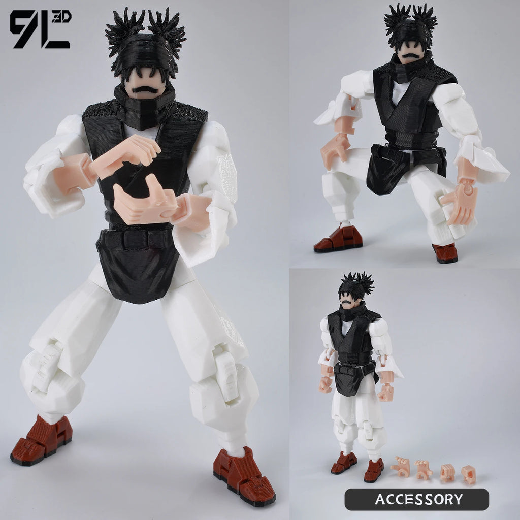 9L3D Lucky13 Gojo Sukuna Jujutsu Fushiguro Toji Gojo Satoru Actionfigur Dummy13 T13 Mehrgelenkige Sammlerstücke Titan13