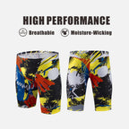 MALFC Sommer Herren Badehose Trainings-Badehose Schnelltrocknend Strand Badehose Schwimmbekleidung Sport-Tights Surf-Shorts