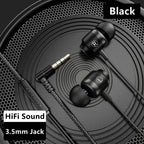 Gamer kabelgebundene Kopfhörer Gaming kabelgebundene Ohrhörer Metall HiFi Bass Stereo 3,5mm Ohrhörer Earbud für Handy Computer Mikrofon L-Klinke magnetisch
