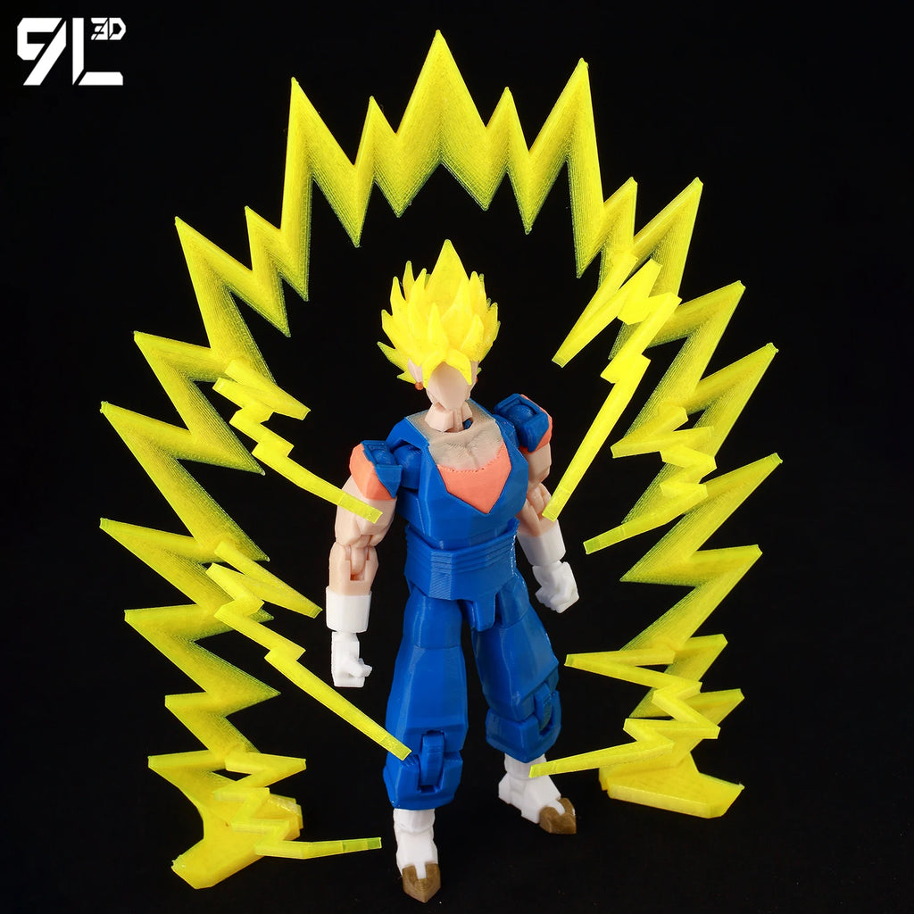 9L3D Gedruckte Dragon Ball Son Goku Vegeta Beerus Frieza Anime Lucky13 Dummy13 Titan13 Actionfiguren Mehrgelenkige Bewegliche Spielzeuge