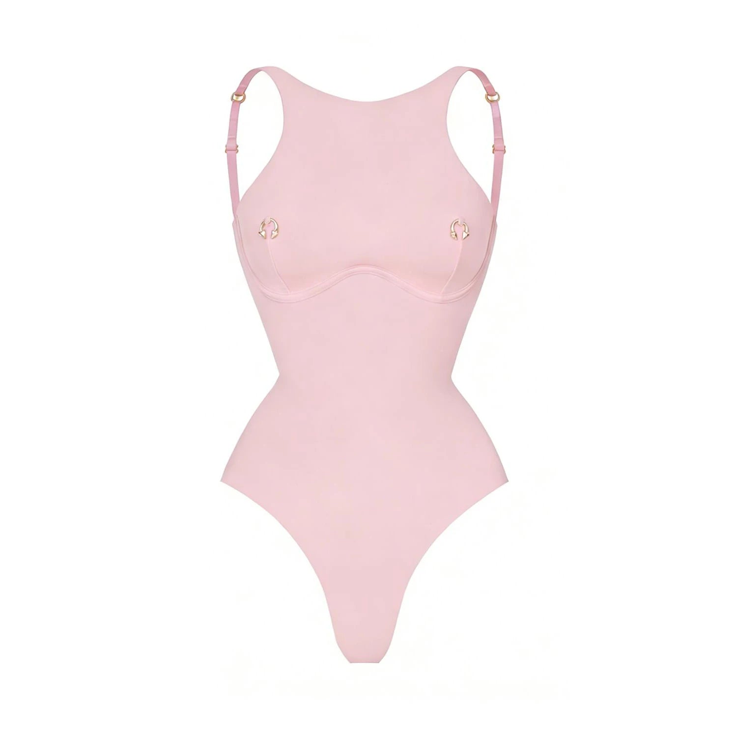 2026 2tlg. sexy Damen-Badeanzug, einteilig, weibliche Bademode, unifarben, Biquini, hoch geschnitten, Monokini, Push-Up-Badeanzüge, Strandmode