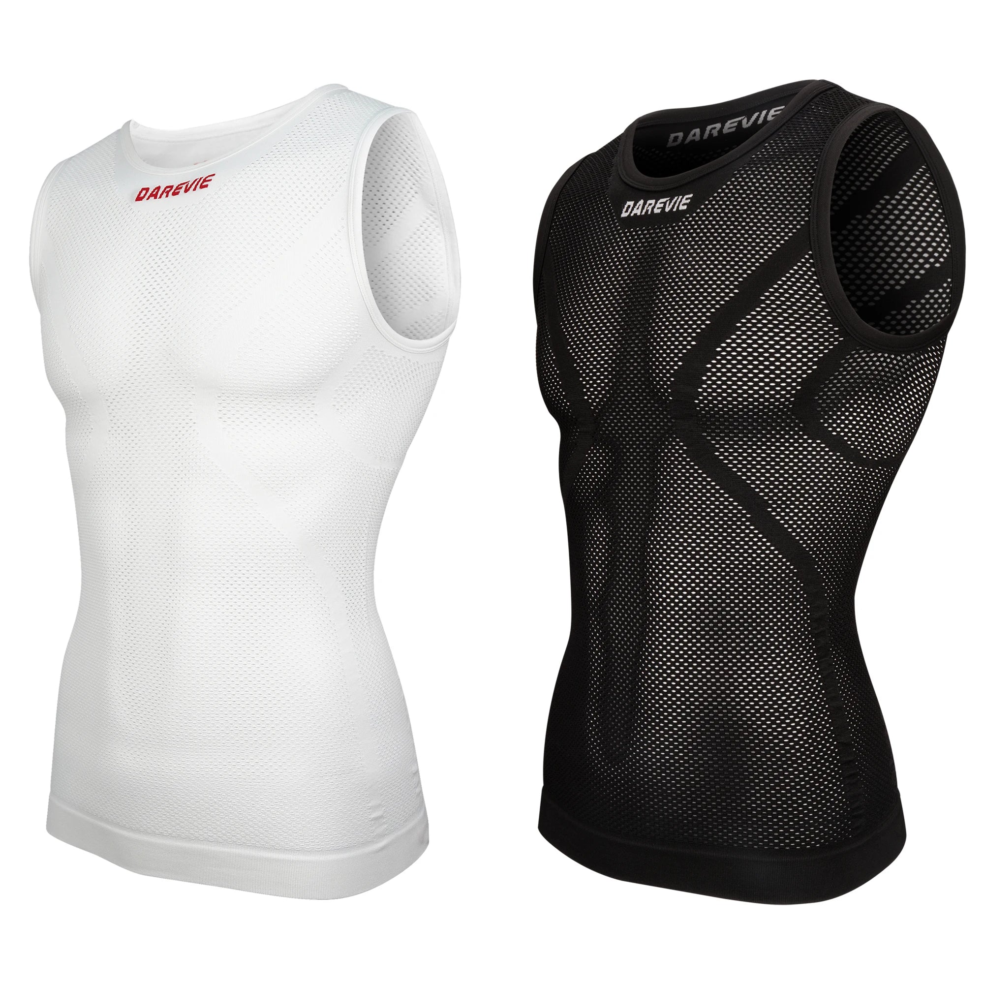 DAREVIE Radsport First Layer Herren Kompressions-Nahtlos Damen Fahrrad Radsport Inneres Sport First Layer Unterhemd Bike Base Layer