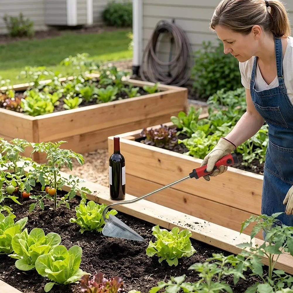 Kleine Spitzhacke mit ergonomischem Griff, handgeführtes Jätwerkzeug für Garten, Bepflanzung, Jäten O9D3