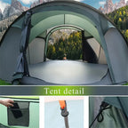 5-8 Personen Schnellaufbau-Wurfzelt wasserdichtes Campingbootzelt Outdoor-Zelt vollautomatisch Pop-Up