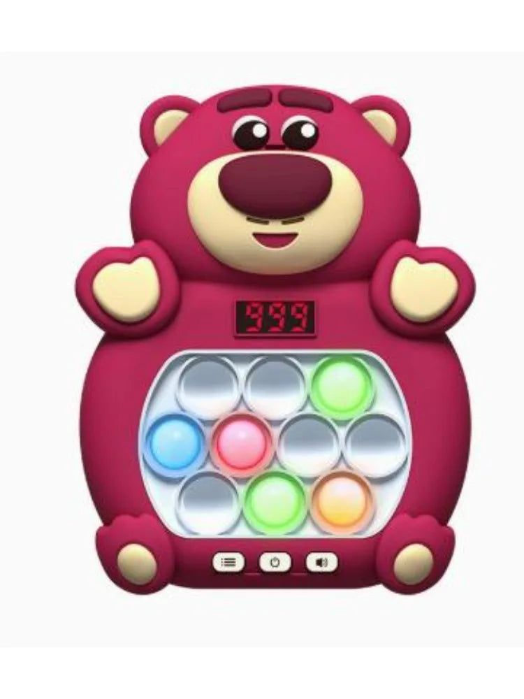Lotso Game 3D Ground Mouse Challenge Stressabbauende Spielkonsole Quick Push Game Pop Up Quick Push PuzzleToy Geburtstagsgeschenk