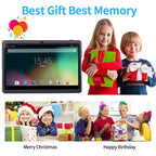 Neues 7-Zoll-Kinder-Tablet Android 13, 4GB RAM 64GB ROM, 1TB erweiterbar, WiFi, Bluetooth, 4000mAh Akku, Software mit Schutzhülle
