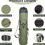 Angeltaschen Robust Faltbar Angeltasche Multifunktional Große Kapazität Hochwertige Rutenhülle