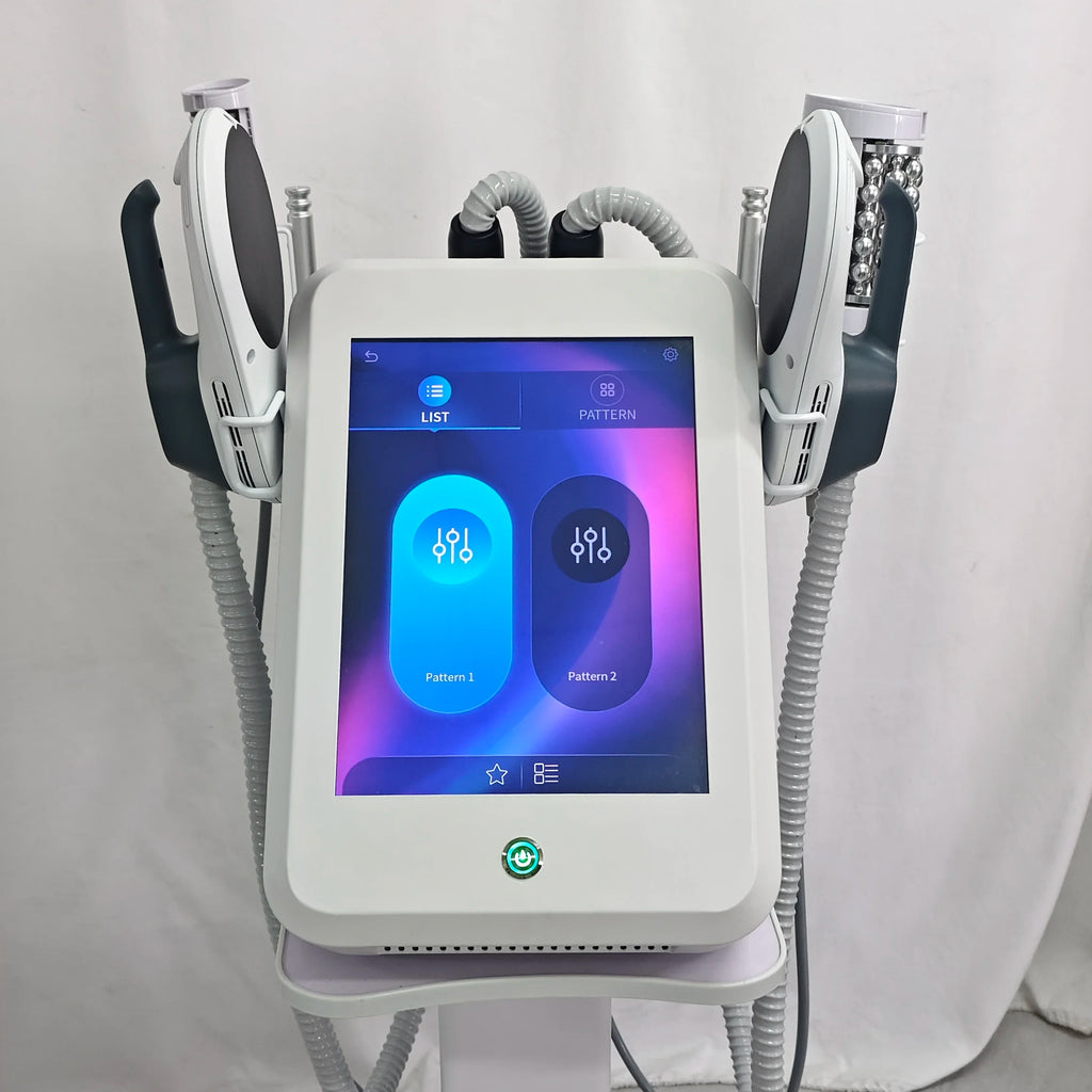 Neues Myoslim Desktop RF Körperformungsgerät Pro Rollenmassage Magnetische Schlankheits-EMS Fettreduzierung Gewichtsverlust Weißes Gerät