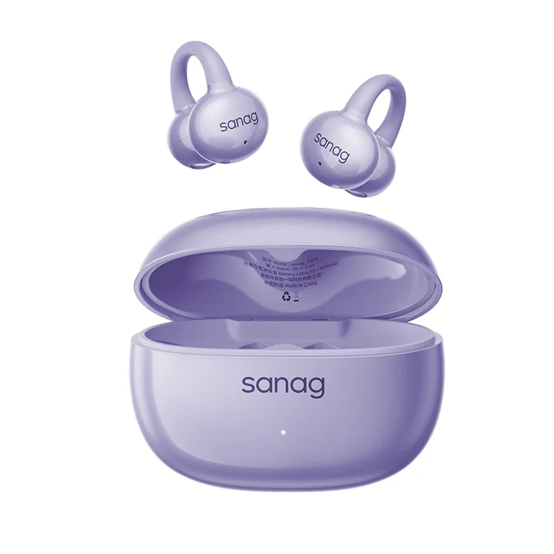 Sanag Z60S Ohrclip-Kopfhörer OWS HiFi-Sound Open-Ear-Ohrhörer Audífonos Bluetooth Kabellose Kopfhörer Flash-Sale Headset