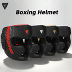 Boxhelm MMA Sicherheit Freikampf Kopfschutz Protektoren Erwachsene Kinder Training Kopfbedeckung Muay Thai Kickboxen Vollhelm