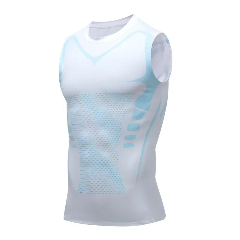 Kompressions-Tanktop Herren Gym-Shirt Ärmellos Schnelltrocknend Bedruckte Sportbekleidung Herren Fitness Bodybuilding Weste Workout Muskel-Top