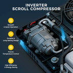 Sunster 12V/24V Schnelle Kühlung Dachklimaanlage Elektrisches Kühl-Wohnmobil-Dachparken für LKW-Wohnmobil-Kastenwagen-Wohnwagen-Reisemobil