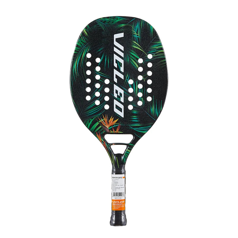 Kawasaki Beach-Tennisschläger aus Carbonfaser mit weicher Schlagfläche und schützender Schlägerhülle