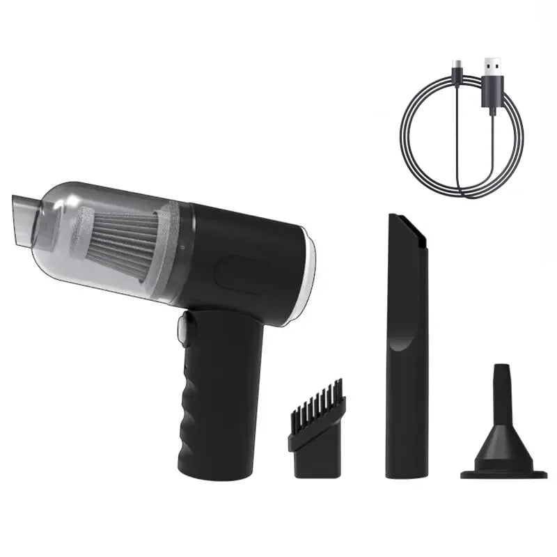 9000Pa kabelloser Auto-Staubsauger USB-Ladevorgang 1200mAh tragbares Reinigungsgerät Mini Nass- und Trockensauger Haushalt Zweitbild