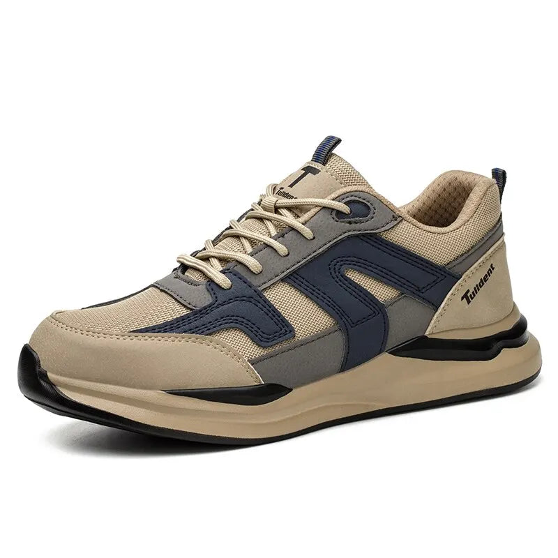 Sicherheitsschuhe Herren mit Stahlkappe Anti-Smash Arbeitsschuhe Sneaker Leicht Stichschutz Unzerstörbare Schuhe Dropshipping