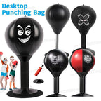 Desktop-Boxball mit Saugnapf, Tisch-Boxsack, Stressabbauer, Schreibtisch-Boxball, Stressabbau