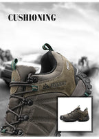 HIKEUP Rutschfeste Herren Wanderschuhe Atmungsaktive Outdoor Abriebfeste Spritzwassergeschützte Kletterschuhe Herren Sneaker Tourismus Bergschuhe