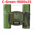 Leistungsstarkes Fern Fernglas Monokular Teleskop Faltbar Tragbar BAK4 FMC Optik Jumelles für Outdoor Camping Jagd Konzert