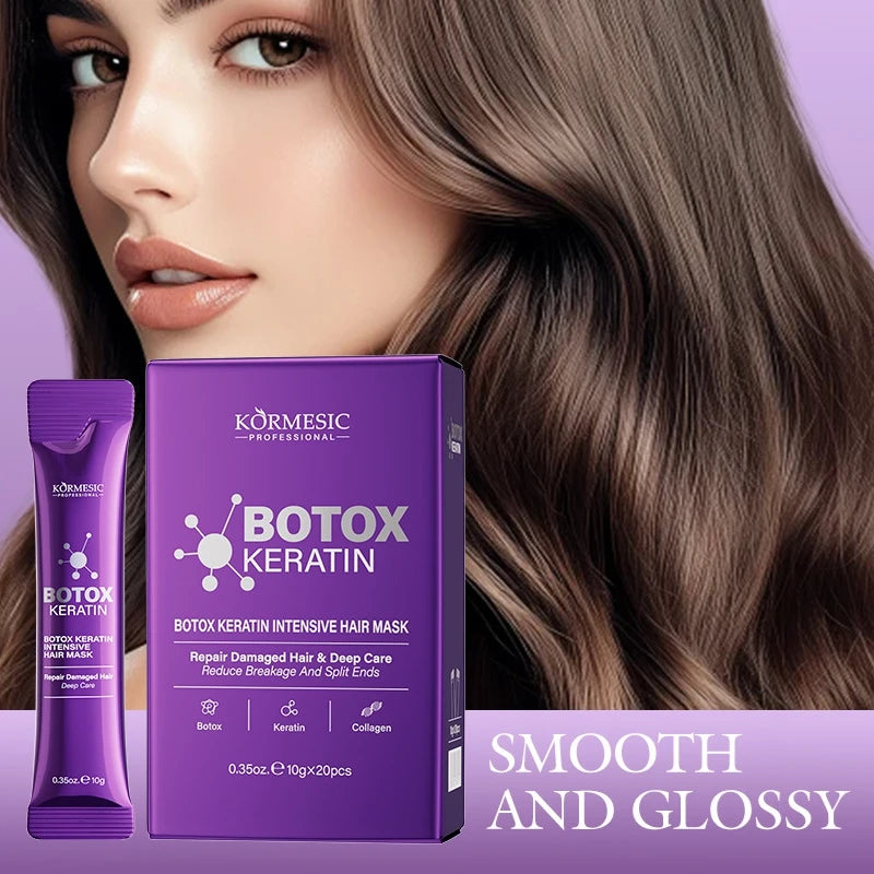 Magische Keratin Haarmaske 5 Sekunden Reparatur Beschädigtes Frizziges Haar Weich Glatt Glänzend Nährende Tiefenwirksame Feuchtigkeit Haarpflegeprodukt