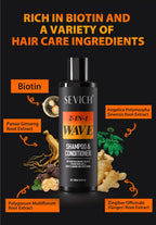 Deep Wave Control Pomade 360 Biotin Sport Starker Halt Wellen Haargel mit Bürste Wellenhaaröl Shampoo Spülung Stylingpflege
