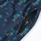 DATIFER 2026 neueste Mode Herren-Shorts Polyester Long Liner 2-in-1 Badeshorts Herren seitliche Reißverschlusstasche Strand Gym Badehose
