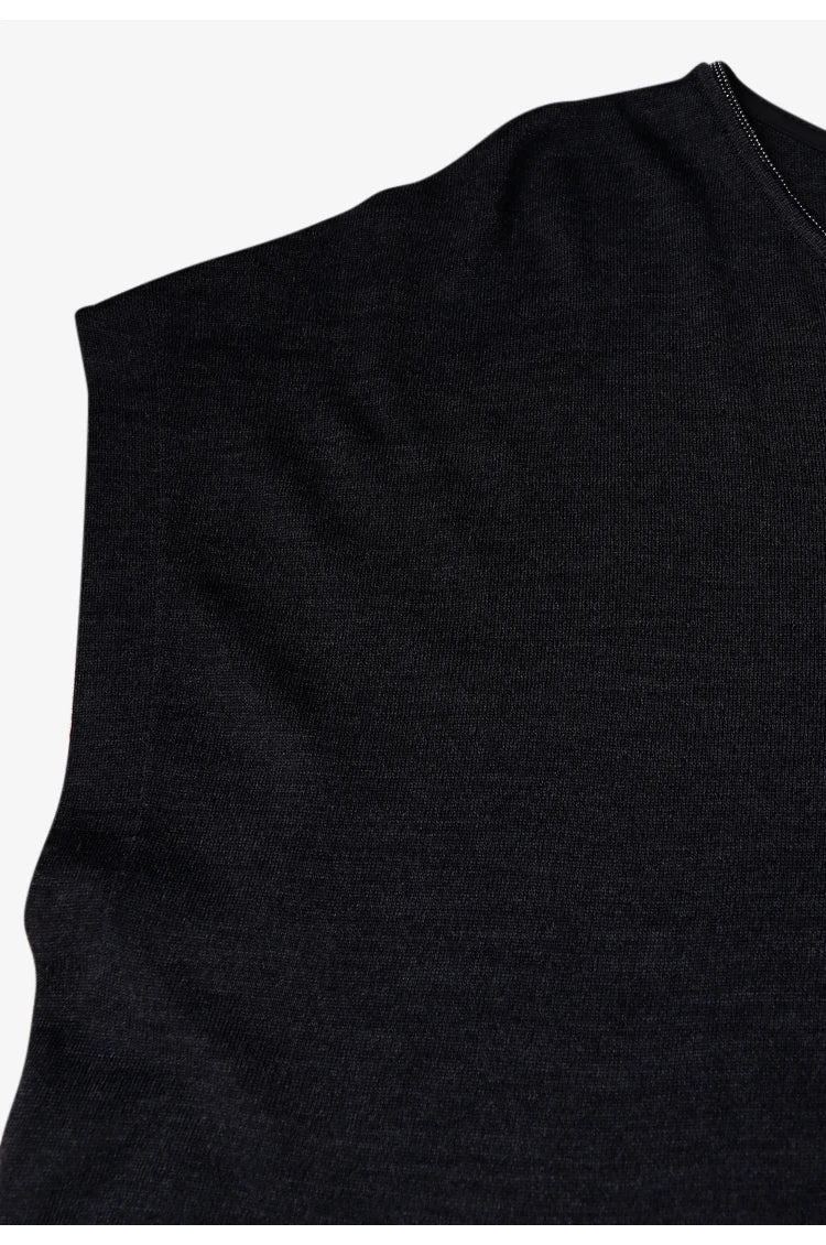 BC1095 Luxuriöse Damenbekleidung Seide Wolle Damen Kleidung lockere Merinowolle Weste Pullover für Damen