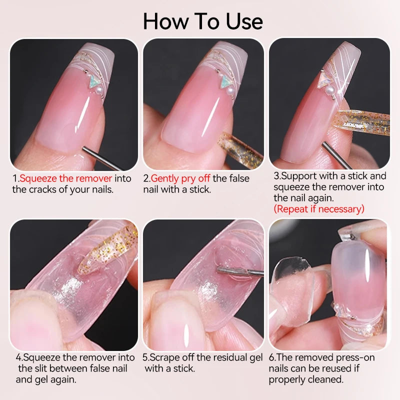 UR SUGAR 3tlg. Künstliche Nägel Set mit 420Stk. matten Soft Gel Tips Solid Glue Gel Entferner Schnelles Nagelverlängerungs-Kit Nagelpflege Starter-Set